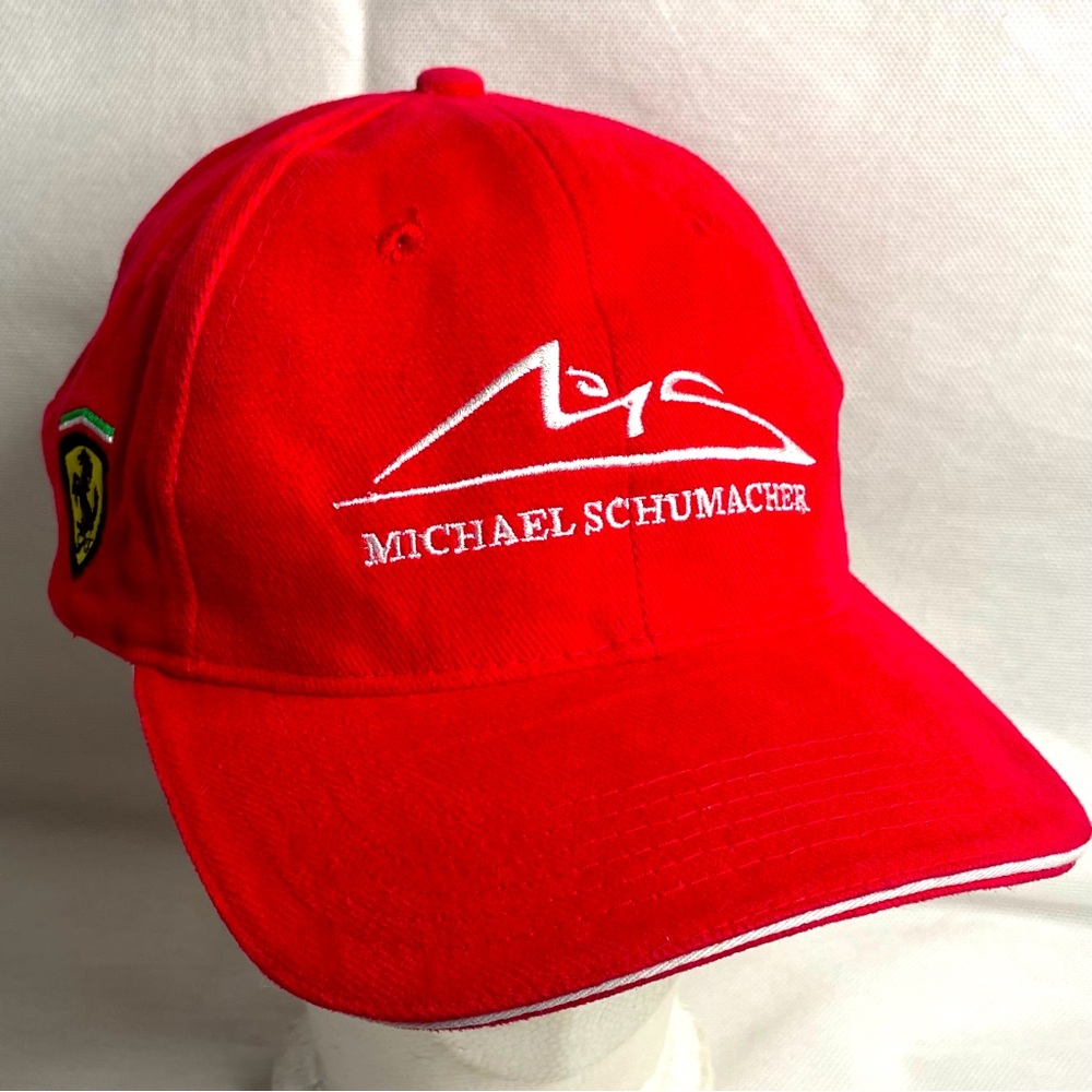 VTG 1999 Official Ferrari SPA Michel Schumacher Cap F1 Racing Hat Red Formula 1
